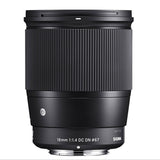 Sony E Sigma 16mm F1.4 objektiivin vuokraus
